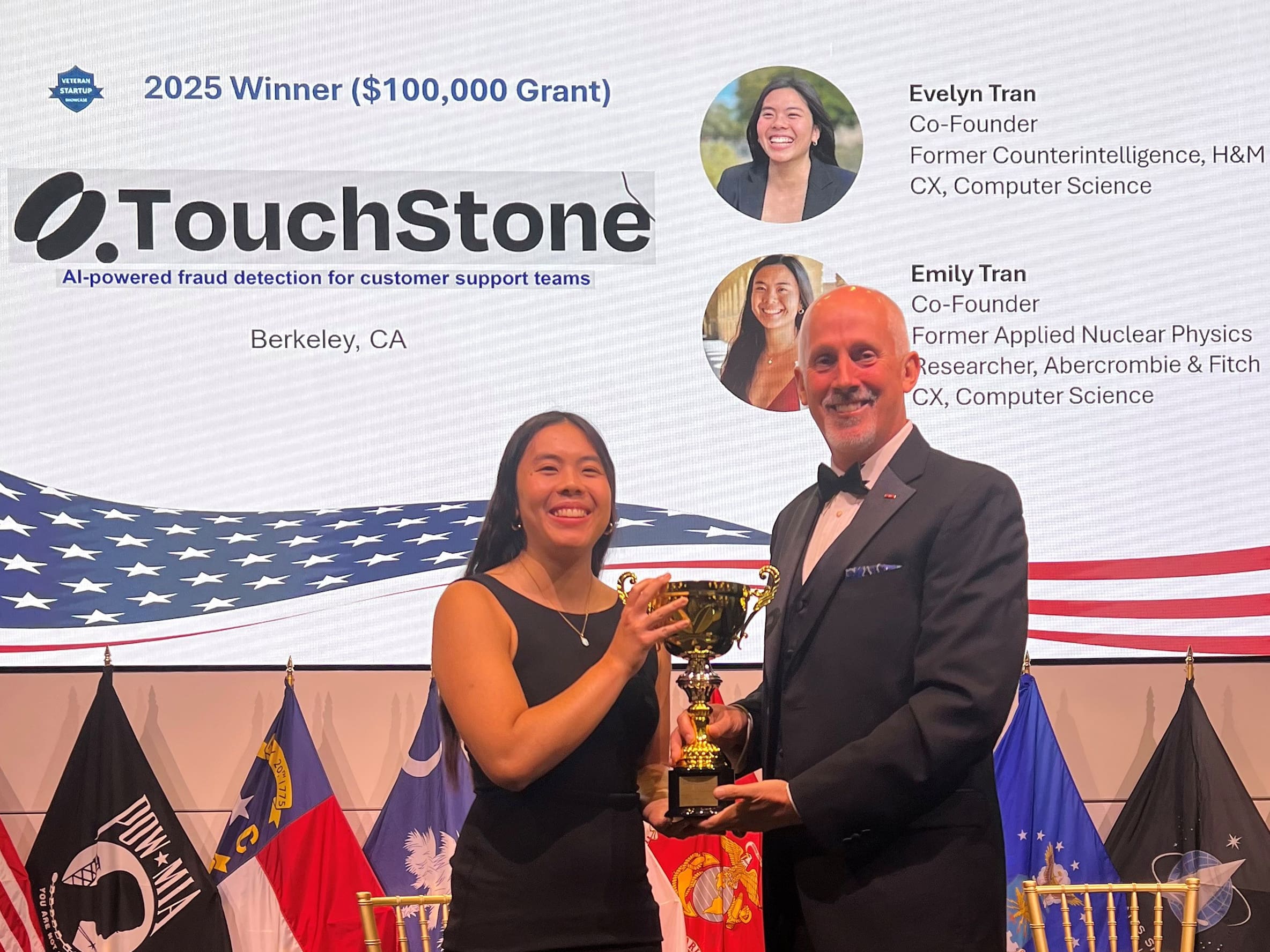 AI-Powered Retail and E-commerce Fraud Detection Startup TouchStone Wins 9th Annual Veteran Startup Showcase